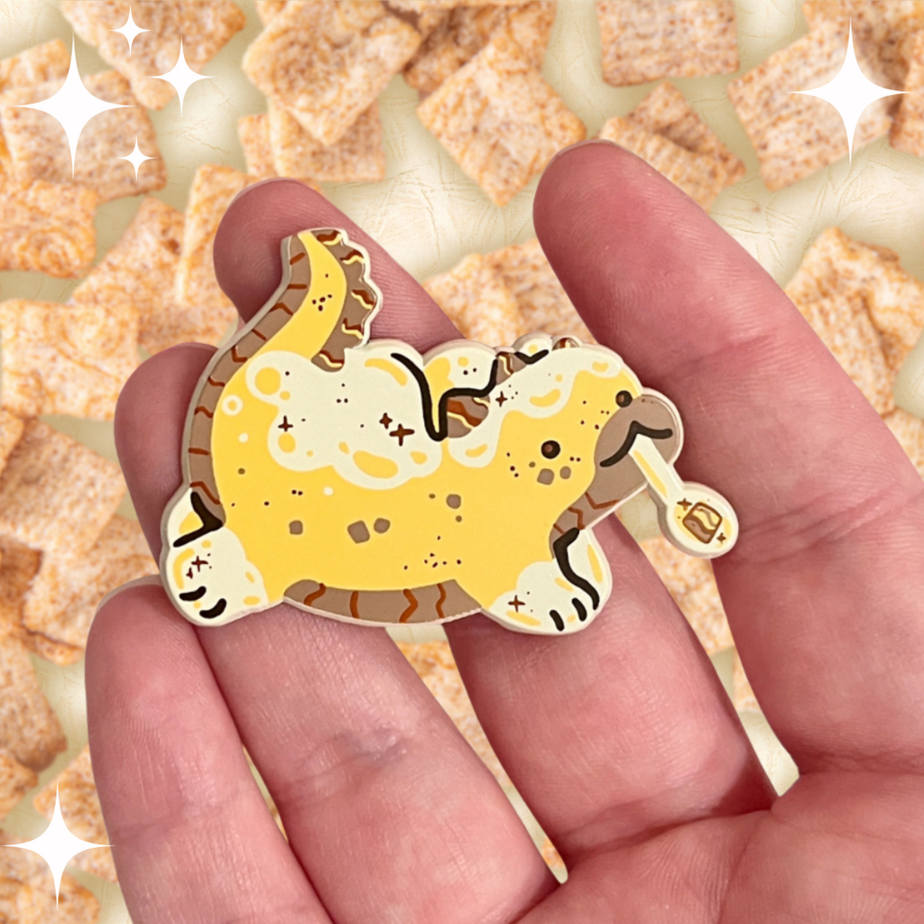 Cinnamon Cereal Dragon ~ Soft Enamel Pin