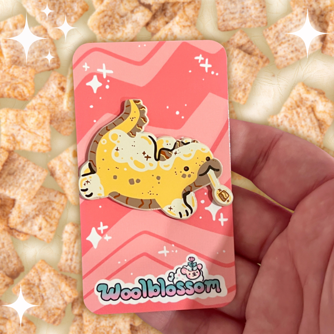 Cinnamon Cereal Dragon ~ Soft Enamel Pin