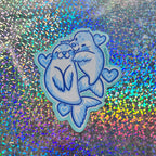 Kissing Seals ~ Sticker