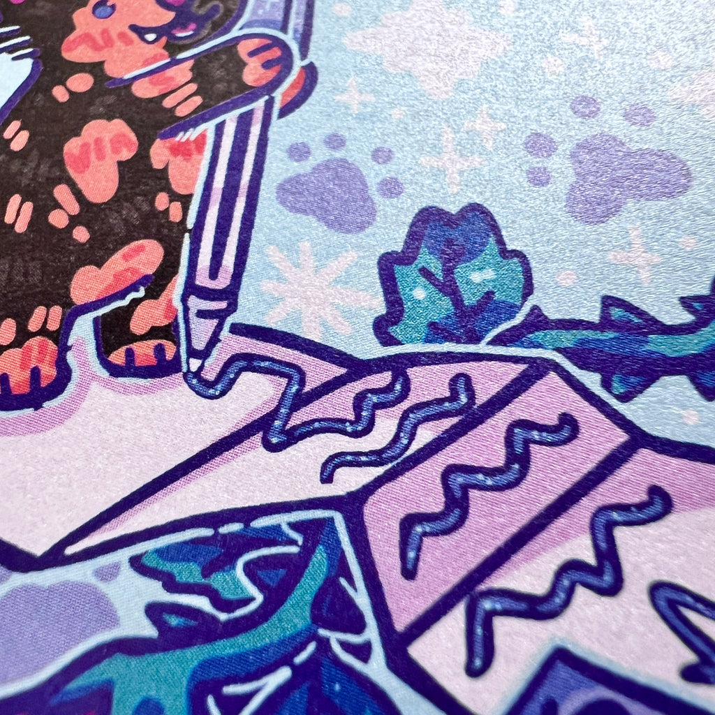 Penpal Kitties ~ Shimmer Print