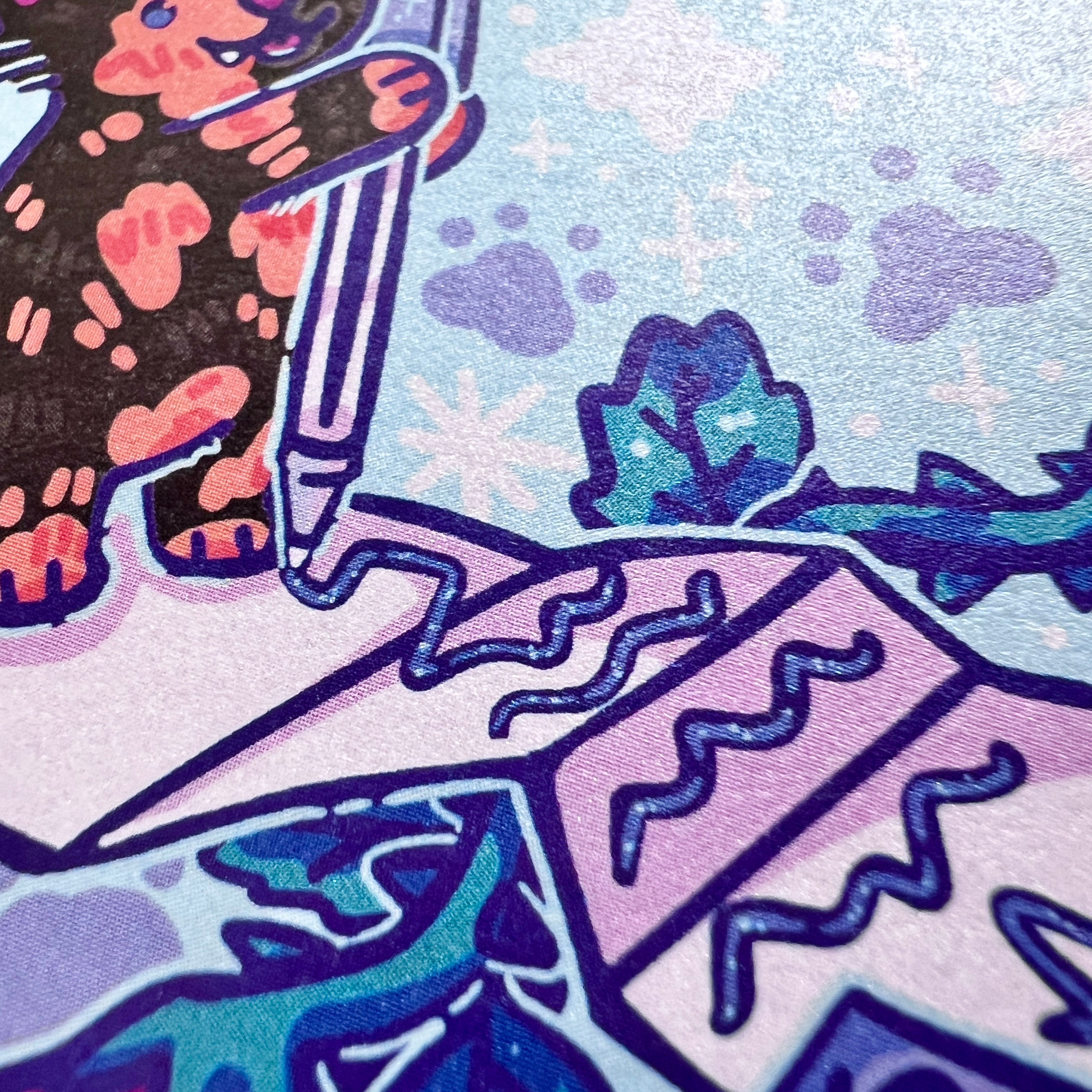 Penpal Kitties ~ Shimmer Print