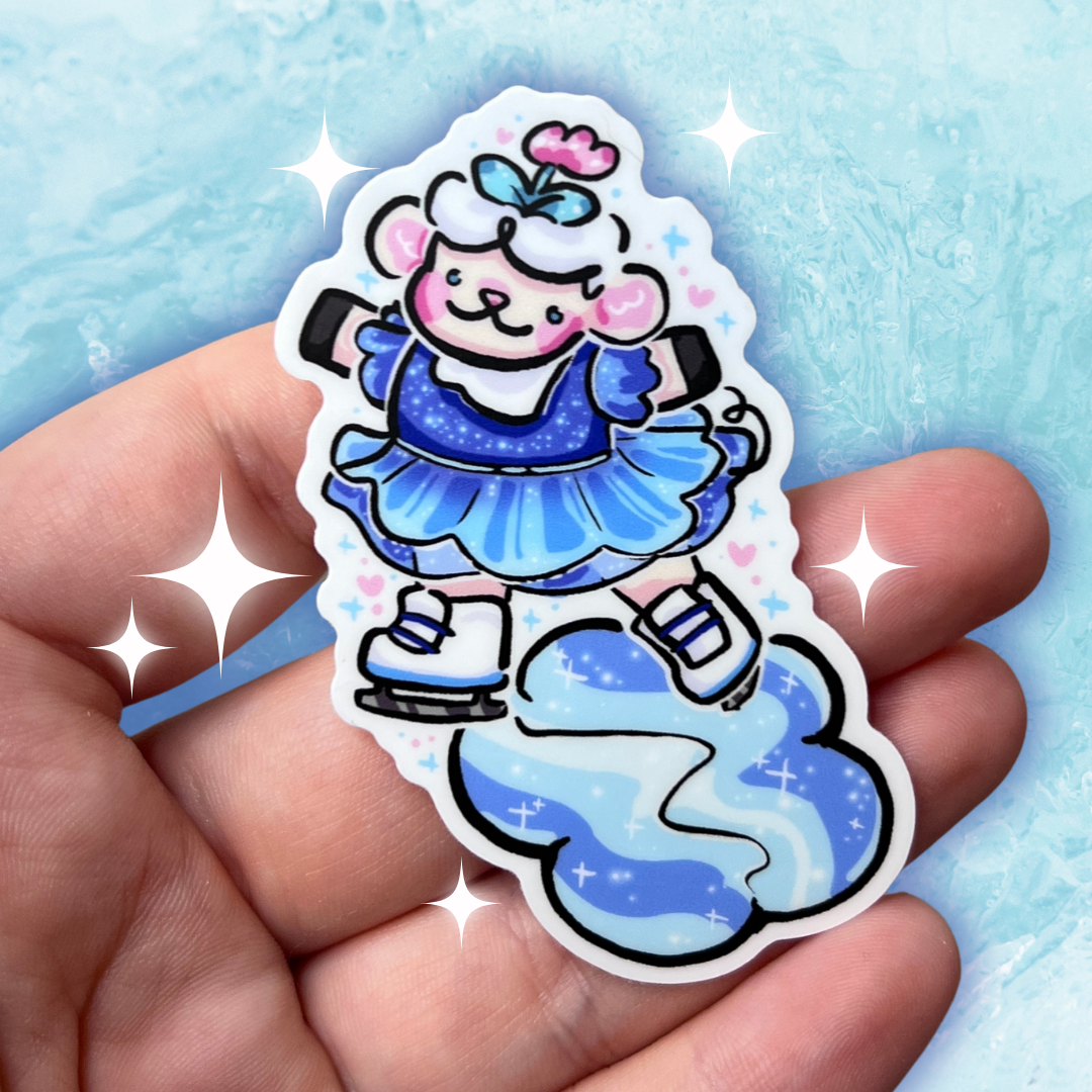 Ice Skater Sprout ~ Sticker