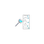 Solid 14K White Gold 2mm Light Blue Synthetic Opal Nose Ring