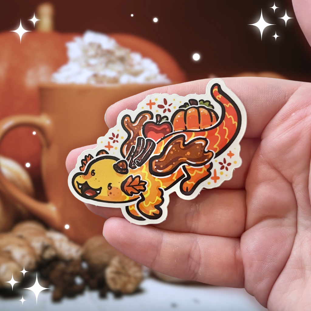 Fall Flavors Dragon ~ Sticker