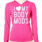 I Love My Body Mods Tapered Long Sleeve Hoodie