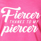 Fiercer thanks to my Piercer Black Tapered Long Sleeve Hoodie