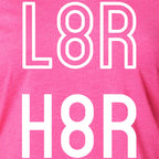 L8R H8R Black Long Sleeve Hoodie
