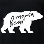 Mama Bear Tapered V-Neck Tee Shirt
