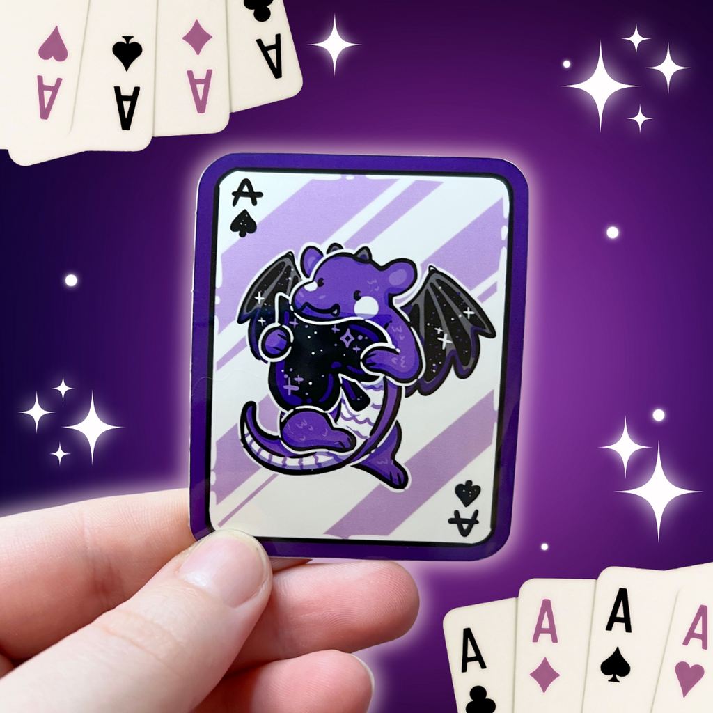 Ace Card Dragon ~ Sticker