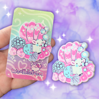 Mer-goat Seashell ~ Enamel Pin