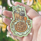 Cinnamon Roll Badger-Gryff ~ Sticker