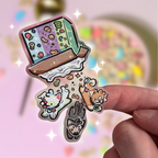Cereal Box Puppies ~ CLEAR Sticker