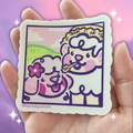 Big Sprout and Cherry Stamp ~ Sticker