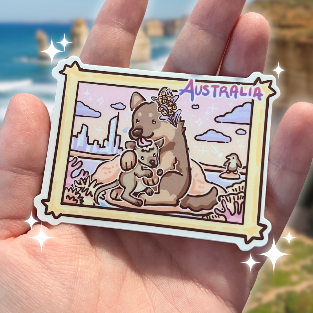 Global Getaway: the Australia Puppy! ~ Sticker