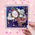 Magical Girl Mirror Opossum ~ Holo Print