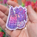 Snap Dragon Flower Drink ~ Sticker