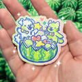 Melon Party Dog and Cat ~ Sticker