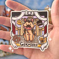 Global Getaway: the Germany Puppy! ~ Sticker