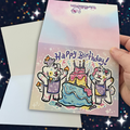 Happy Birthday Confetti Puppies ~ Greeting Card