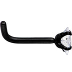 18G 1/4 Clear Square 2.5mm CZ Gem Black IP L-Shape Nose Ring