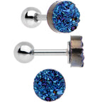 16G 1/4 Tantalizing Textures Tragus Cartilage Earring Set of 5