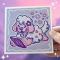 Silly Drawing Cherry Blossom ~ Shimmer Print