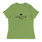 “Begin to Weave” Women’s Relaxed Fit T-Shirt – Designed by Nicole Snow