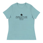 “Begin to Weave” Women’s Relaxed Fit T-Shirt – Designed by Nicole Snow