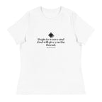“Begin to Weave” Women’s Relaxed Fit T-Shirt – Designed by Nicole Snow