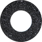 Black PVD Sandblasted Screw Fit Tunnel Plug Set 5mm to 16mm