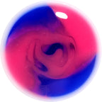 Blue and Pink Candy Swirl Saddle Plug Set Available in Sizes 0G to 20mm