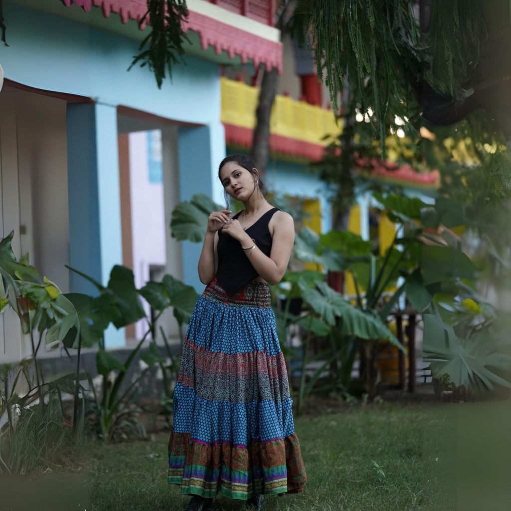 Limited Edition: Woodstock Dreams Fiesta Sunset Skirt