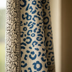 Wild Indigo Bloom – Hand Block Print Cotton Scarf, Oversized Boho Wrap & Lightweight Sarong