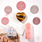 Crystal Fridge Magnets - Trio of Protection & Comfort