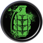 16G 1/4 Green Grenade Tragus Cartilage Earring