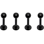 16G 5/16 Rainbow Black PVD Pack Set of 12 Labret Monroe