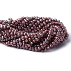 Eggplant Baroque Pearls 16 inch 85 beads 6x5mm
