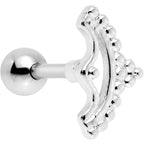 16G 1/4 Crescent Bow Cartilage Tragus Earring