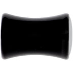 Black Acrylic Man Woman Floral Silhouette Saddle Plug Set 4G