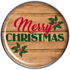 16G 1/4 Rustic Wood Merry Christmas Tragus Cartilage Earring