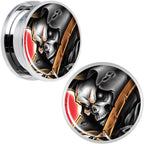 Wake the Dead Grim Reaper Halloween Plug Set  5mm to 16mm