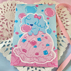 Bubblegum Ice Cream Puppy ~ SHIMMER PRINT