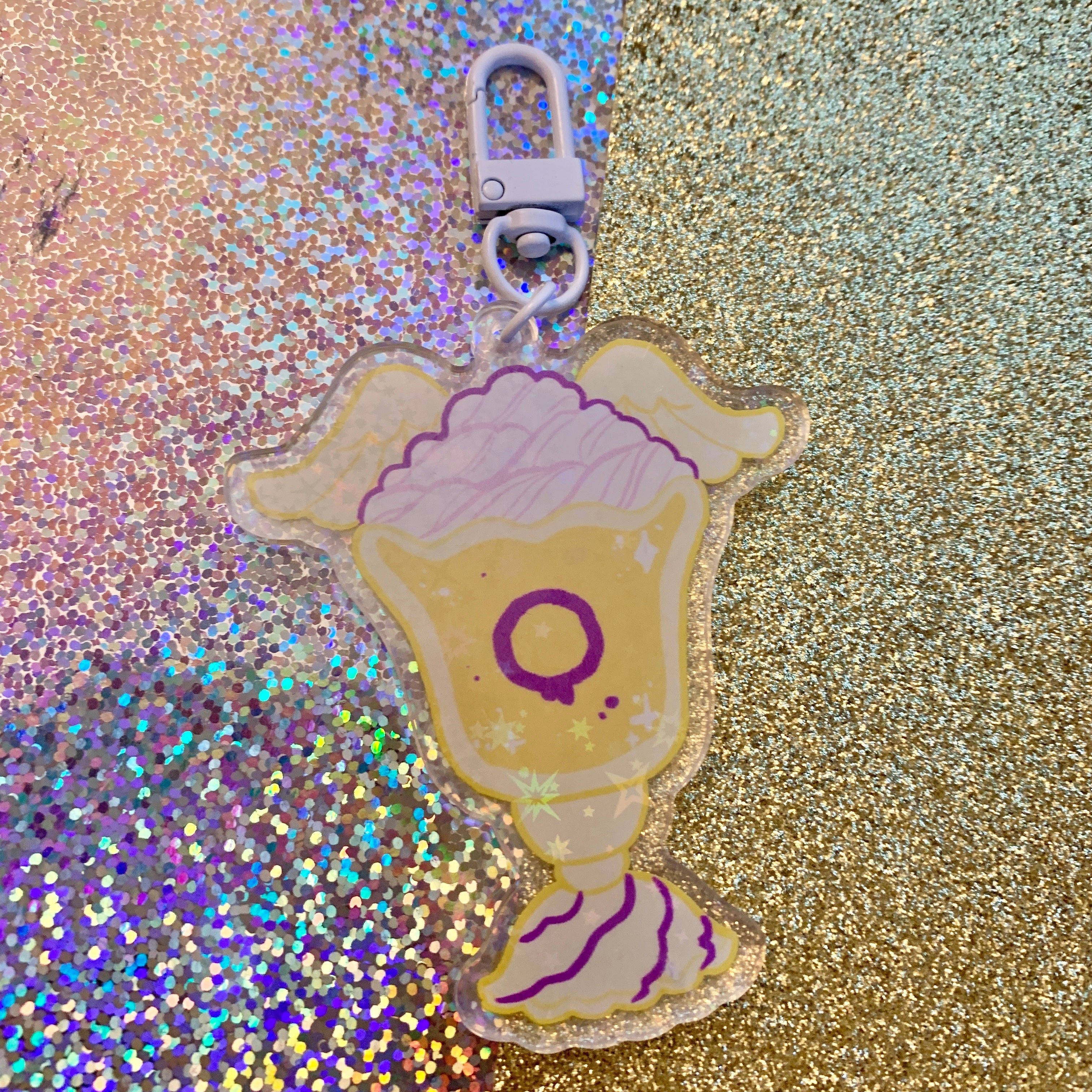 Pride Milkshake ~ HOLO Acrylic Charms