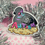 Autism Pigeon ~ Sticker