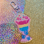 Pride Milkshake ~ HOLO Acrylic Charms
