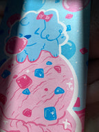 Bubblegum Ice Cream Puppy ~ SHIMMER PRINT