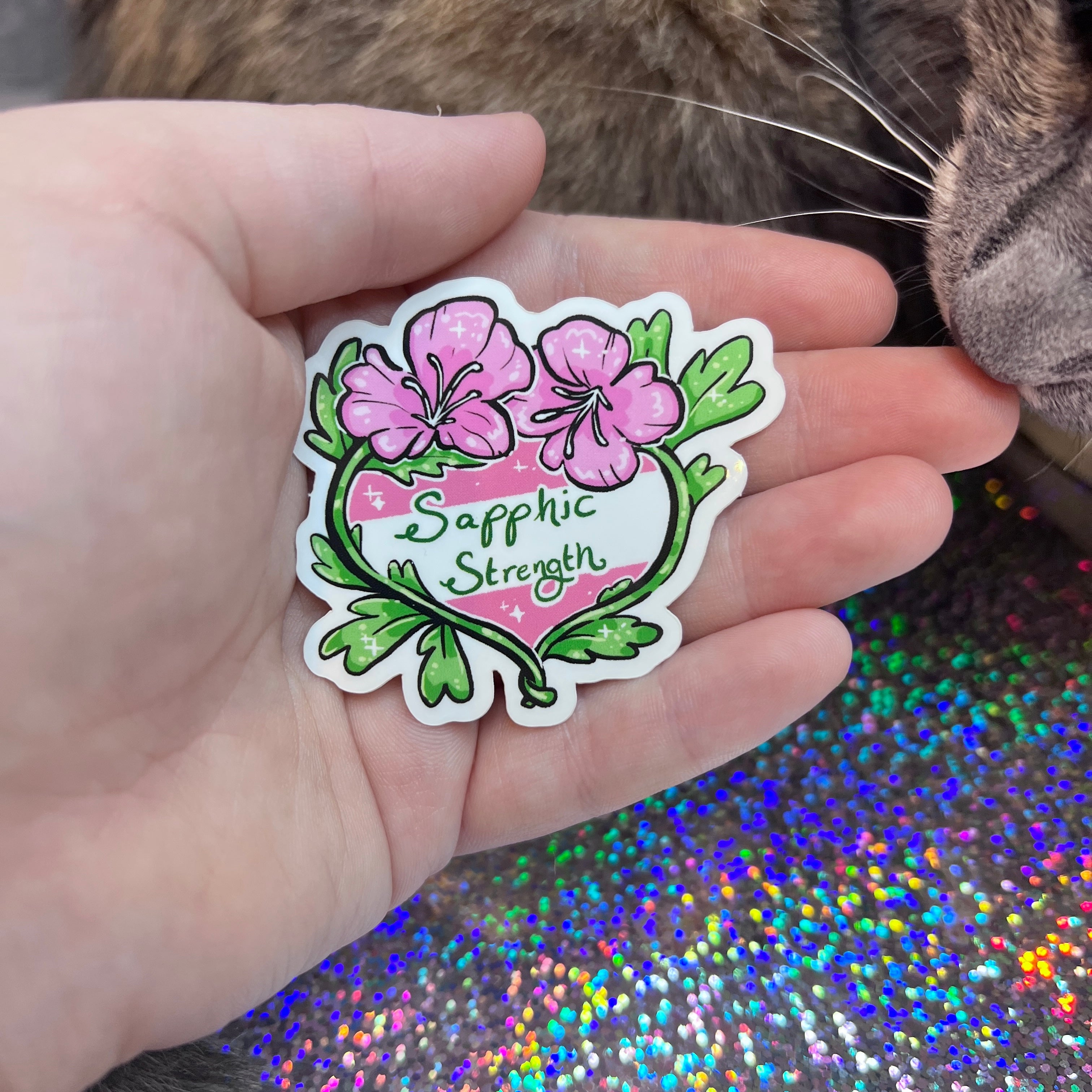 Sapphic Strength ~ Sticker