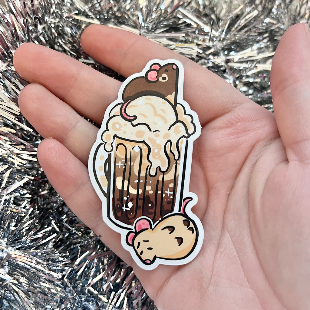 Rat Root Beer Float ~ Sticker