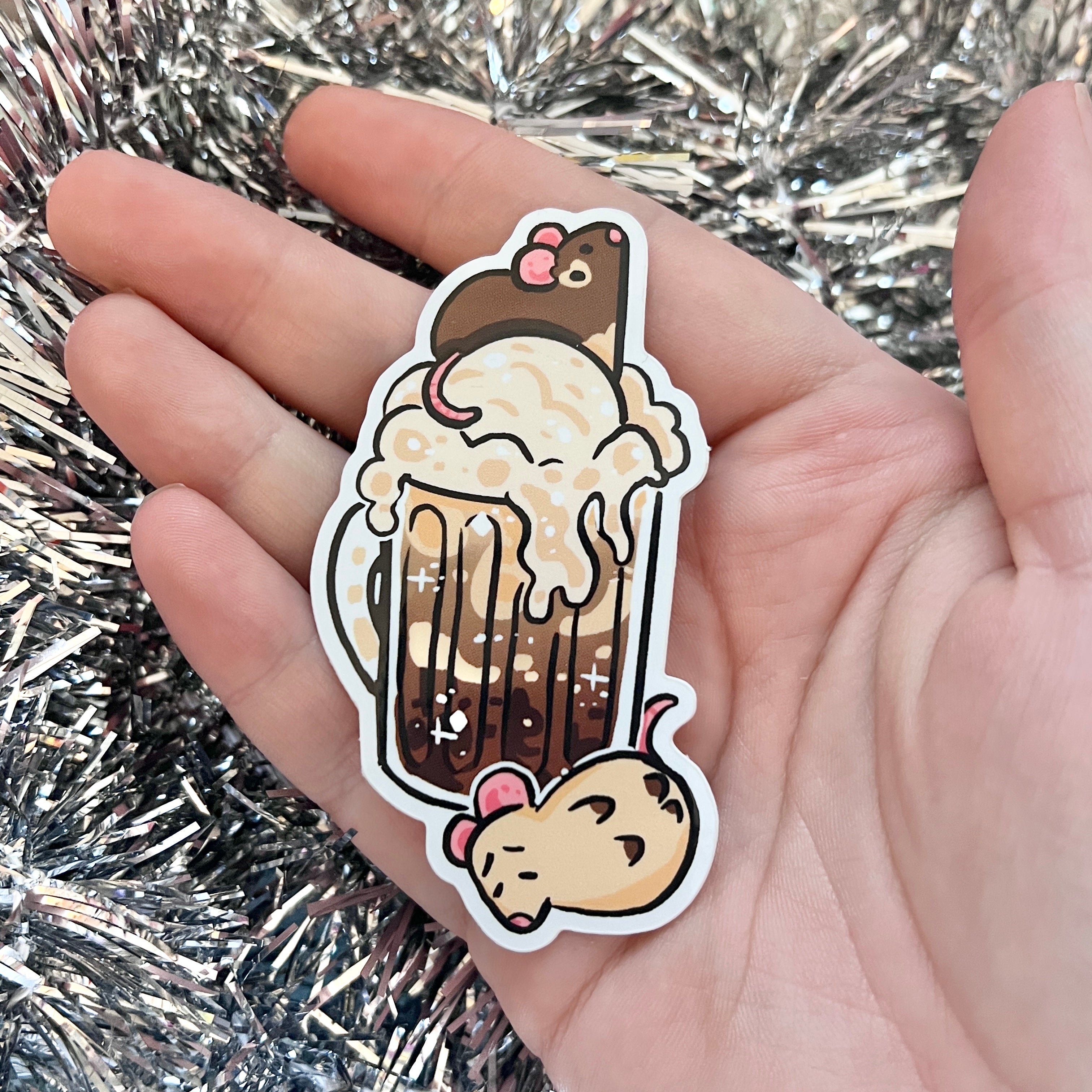 Rat Root Beer Float ~ Sticker