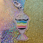 Pride Milkshake ~ HOLO Acrylic Charms